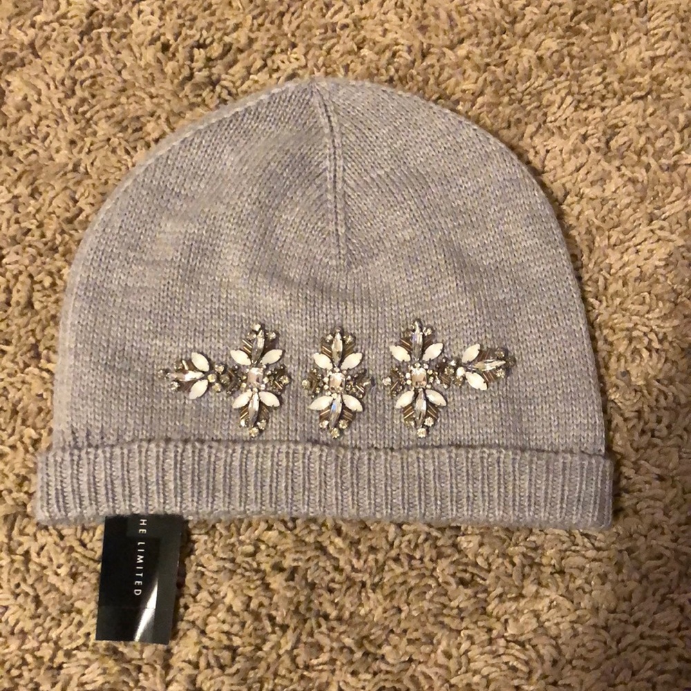 The Limited Silver beanie
